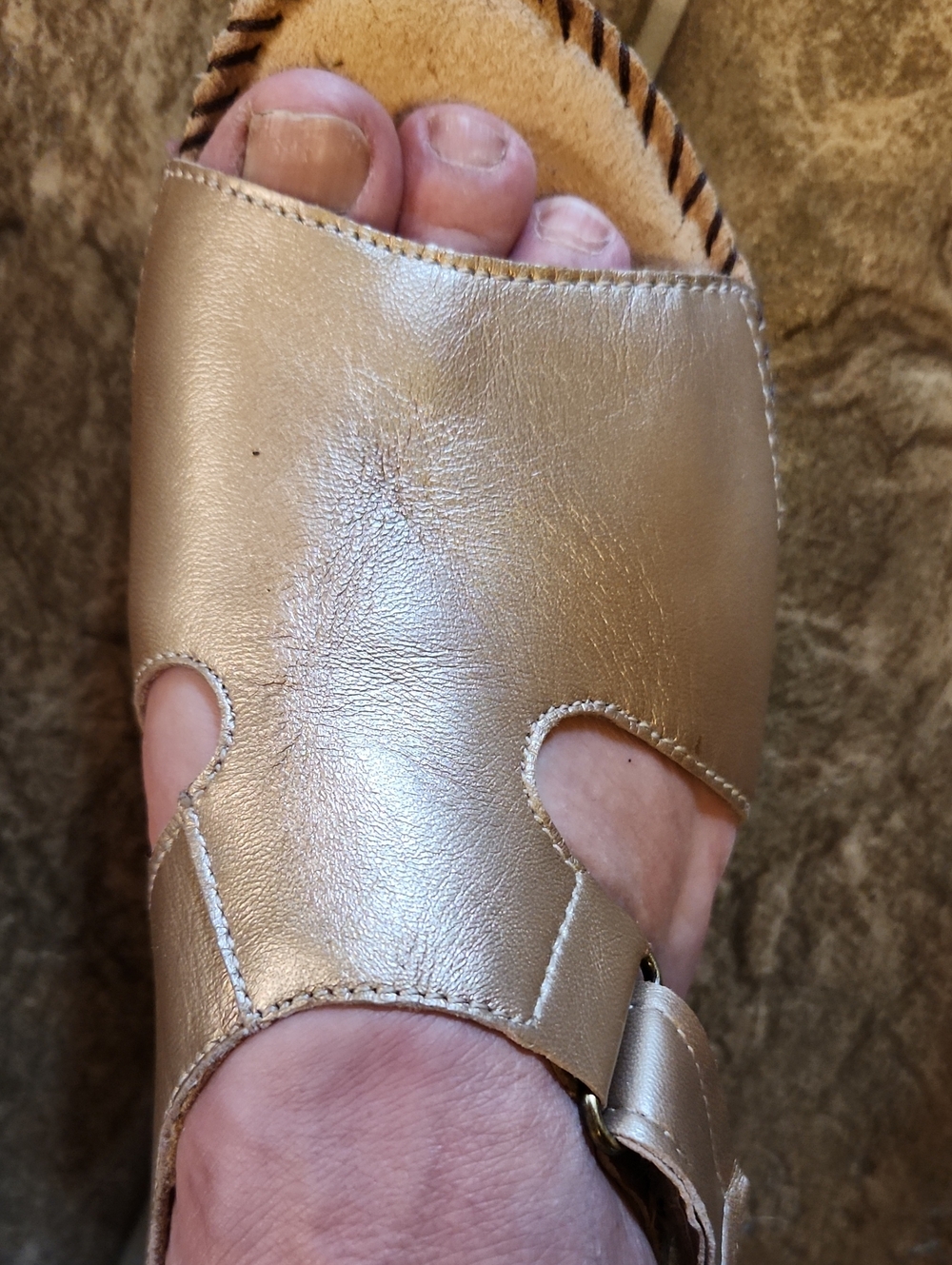 Naturalizer Gold Sandals 9